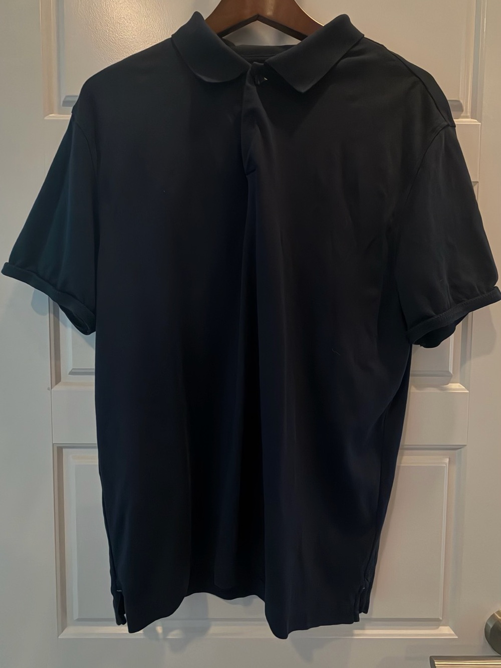 Banana Republic Luxe Touch Polo – Men’s Large – Navy Blue